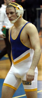 jockbrad:   Swimmers, wrestlers, football players  … . singlets, jockstraps, speedos and spandex! http://jockbrad.tumblr.com/  