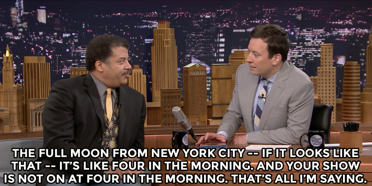 fallontonight:  Neil deGrasse Tyson has a few things to say about The Tonight Show