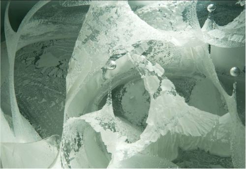 Ice  Danny Lae, San Francisco, 2011 Optical cast glass and aluminum Photography by Peter Woo