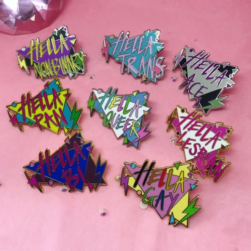 sosuperawesome:Pride Pins // Goblin Girls on Etsy 