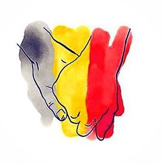 giovannivenicello:  😰❤ stay strong u guys   #bruxelles #terroristattack #staystrongbelgium  (at Bruxelles, Belgique)