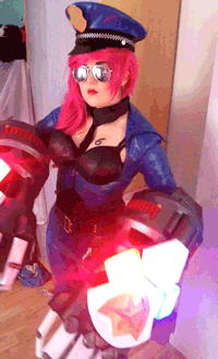 evangeli0n:  Officer Vi Cosplay~! Vi is for…..huge dork. 