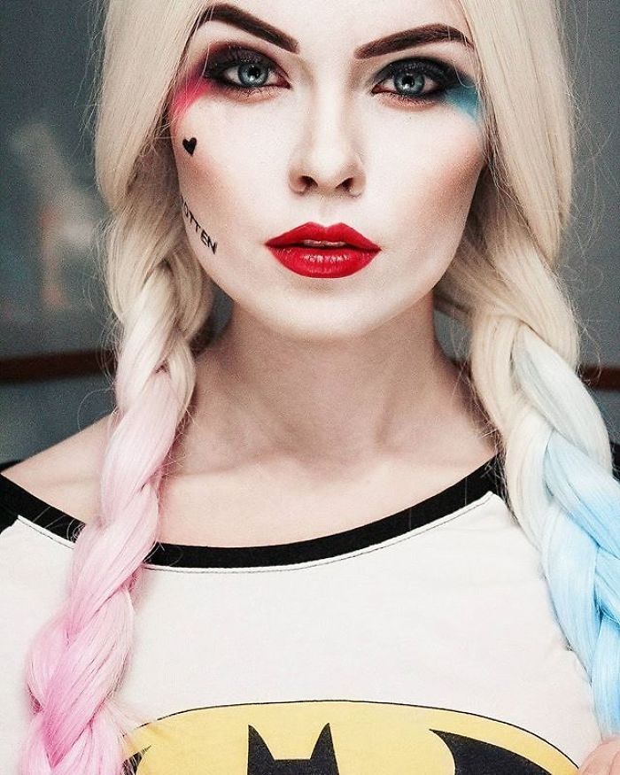 Ilona Bugaeva transforms into  pop culture icons.