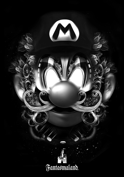 geek-art:   Nicolas Obery - Fantasmagorik Part 2 I already told you about Nicolas Obery awesome work, but it seems that he worked a lot those last weeks ! Hellboy, Mickey, C3PO and many more are waiting for you in the full article ! J’avais déjà
