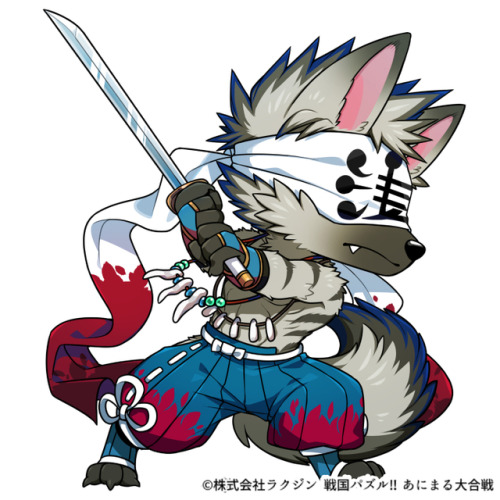 『戦国パズル‼あにまる大合戦』にて☆５☆６松原忠司、☆５☆６山田浅右衛門を担当させて頂きました！よろしくお願いします！
