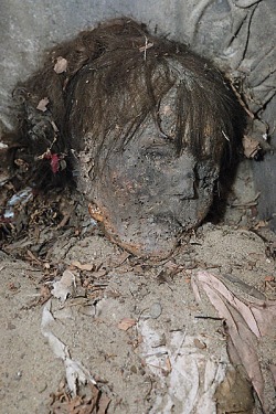 Ladies of the Krakow Crypts. This is a 12 year old girl that died in the 1800&rsquo;s.