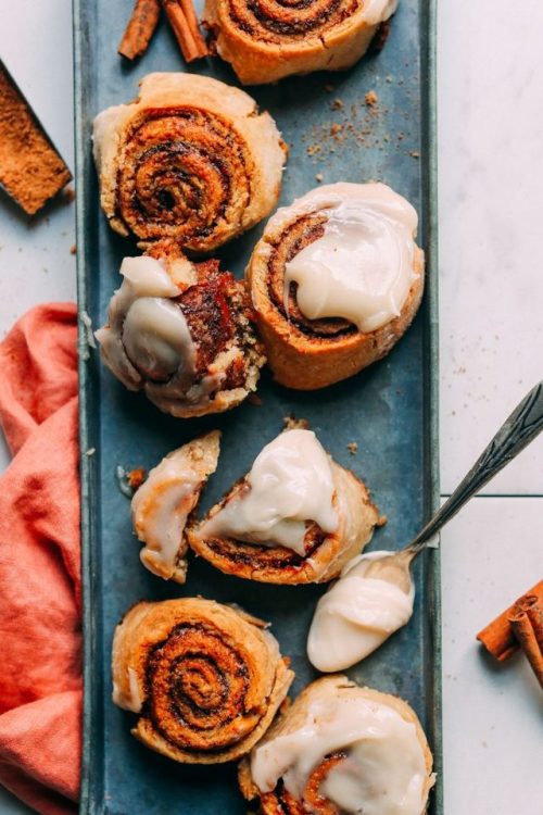 30 Minute Easy Vegan Cinnamon RollsVegan Cinnamon Rolls (GF)Cinnamon Rolls (GF/NF/SF)Vegan Cinnamon 