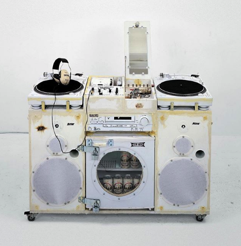 White Ghetto Blaster (Boombox Stereo System), 2000 by Tom SachsPhoto: www.instagram.com/p/By