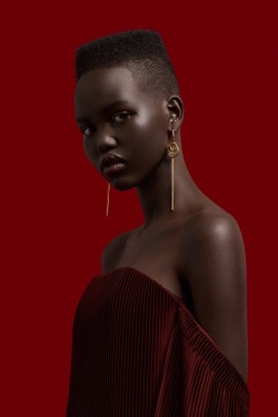 midnight-charm:Adut Akech for Ryan Storer