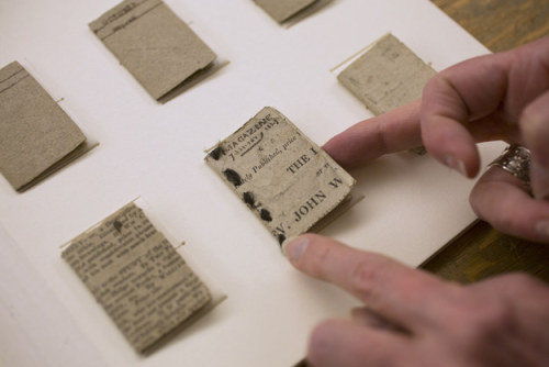 vintageanchorbooks:Tiny books made by the Brontës as children.