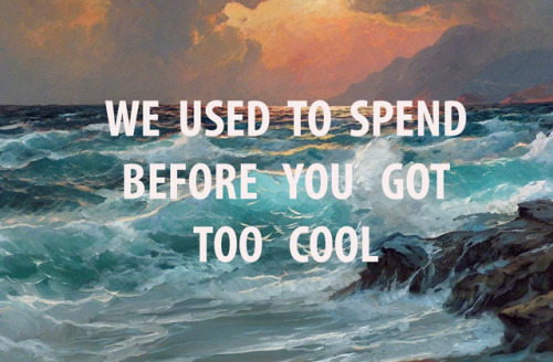 brandnewarthistory: This is the first song for your mix tape. Sunset Breakers, Ventana,  Alexan
