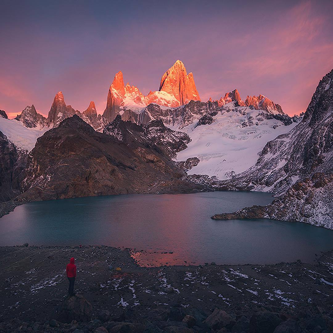 coiour-my-world:  “A tribute to my favorite mountain… The Fitz Roy!” || marcograssiphotography