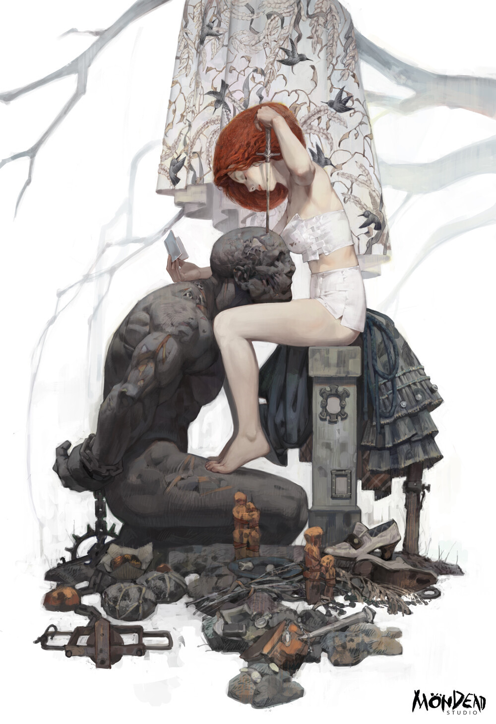 theartofmany:  Artist:  MONDEAD STUDIOTitle:  MONDEAD STUDIO project 01_eune  ”Turning