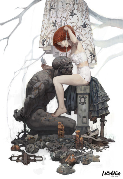 theartofmany:  Artist:  MONDEAD STUDIOTitle:  MONDEAD STUDIO project 01_eune  ”Turning Undead”Oh wow…