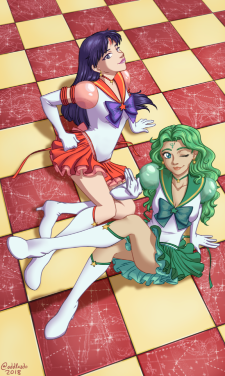  ✨ Eternal Sailor Mars! and Eternal Sailor Neptune! ✨Although I’ve had the manga canon in mind while