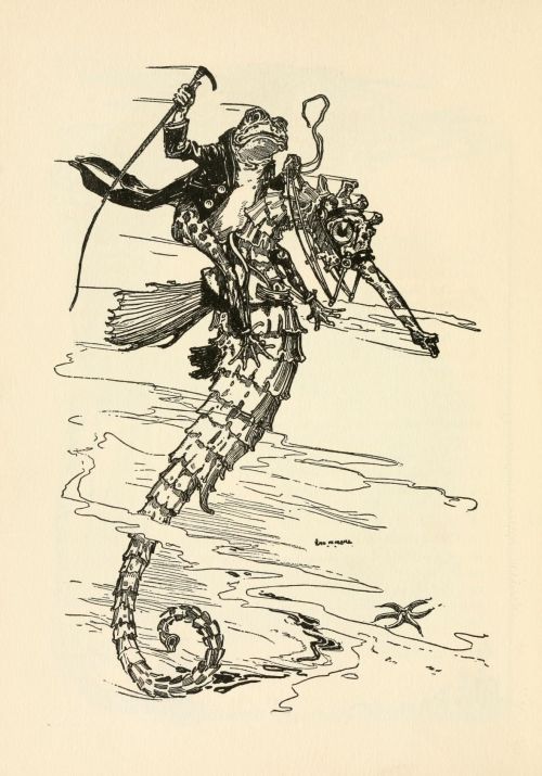 Illustrations from L Frank Baum’s Oz books (WW Denslow & John R Neill, 1900 to 1920).(via Wikipe