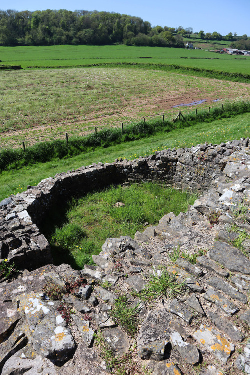 The West Gate, Caerwent Roman Town, Monmouthshire, 6.5.18.Caerwent was known as Venta Silurum (marke