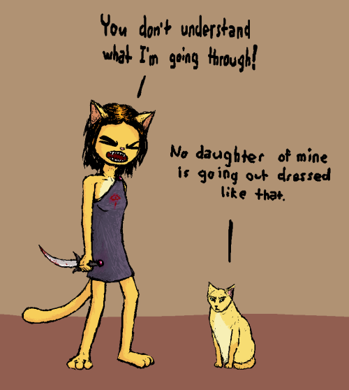 alecsaracen:The Khajiit are probably my favourite fictional race of all time. They can give birth to