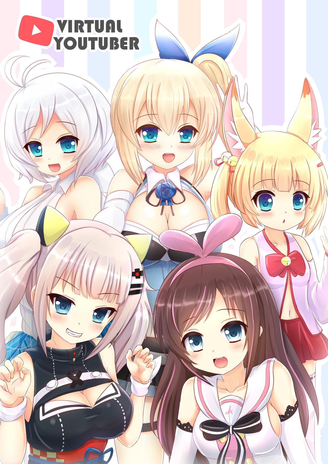 カネネコのアトリエ Virtual Youtuber キズナアイ 輝夜月 ミライアカリ 電脳少女シロ ねこます