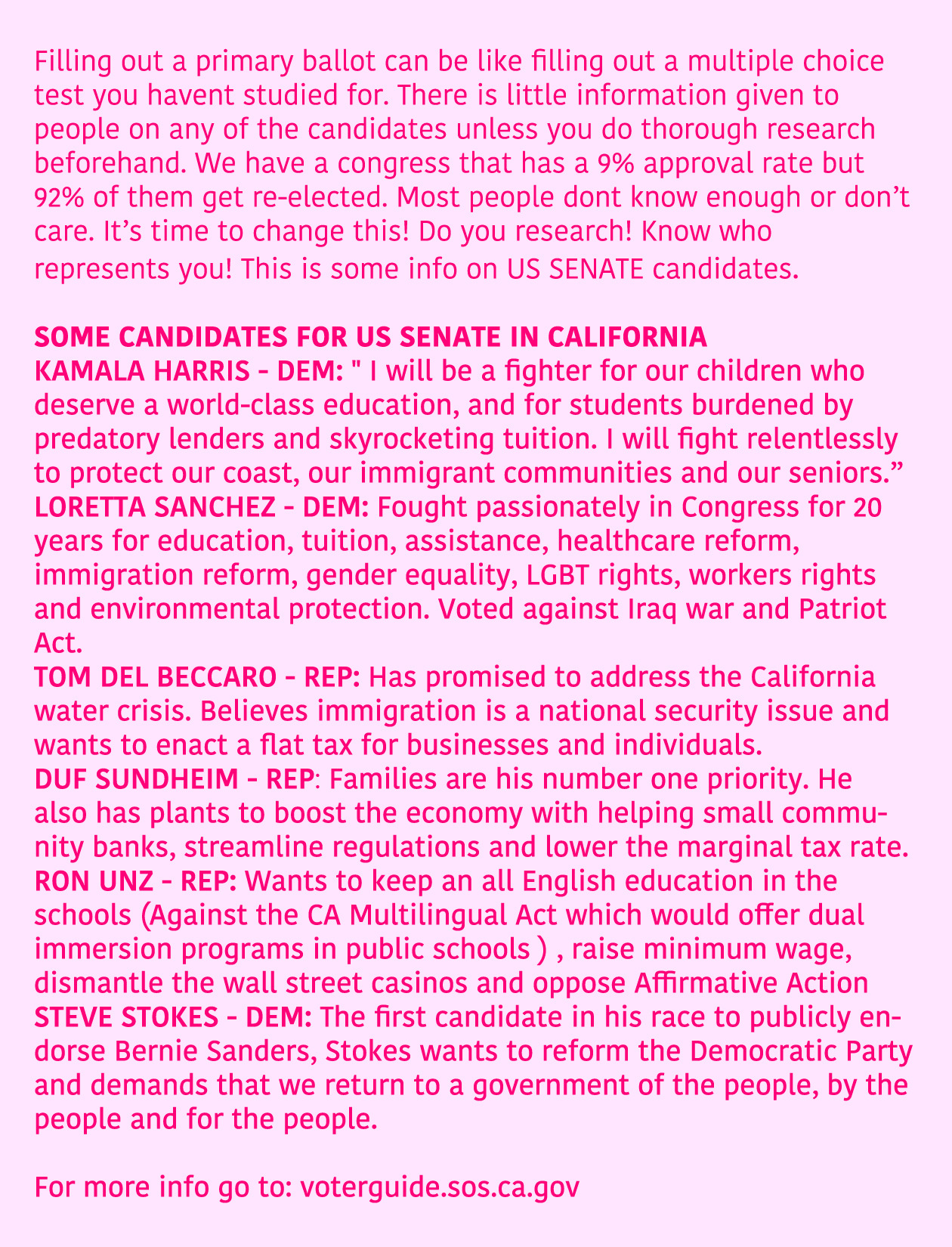 shadezine:   ✨Tomorrow May 23rd! is the LAST DAY TO REGISTER TO VOTE for Presidential