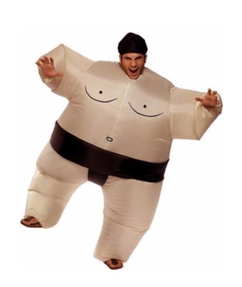 I considered wearing an inflatable sumo costume for Halloween just so I could feel what it was like 