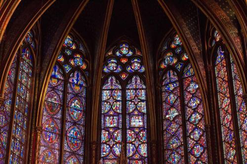 vintagepales2:Sainte-Chapelle, Paris  