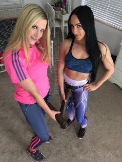 Captaindego:  Stretch-Me-Out:  She Told You Her Friend Was Cominf Over For A Workout.