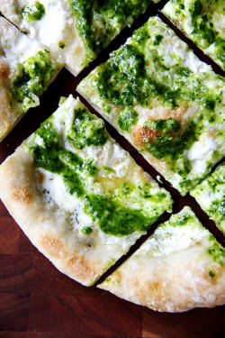 Do-Not-Touch-My-Food:pizza With Burrata And Pesto