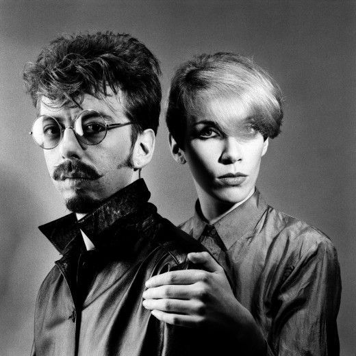 musichistoryx:  80′s music: Eurythmics (Annie Lennox &amp; David Stewart) photographed