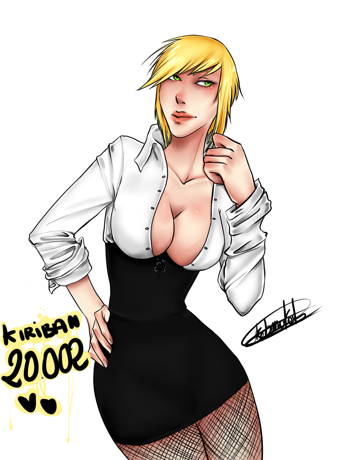 The prize to the person who catch the kiriban :3 Tomorrow I will submit it to Deviantart