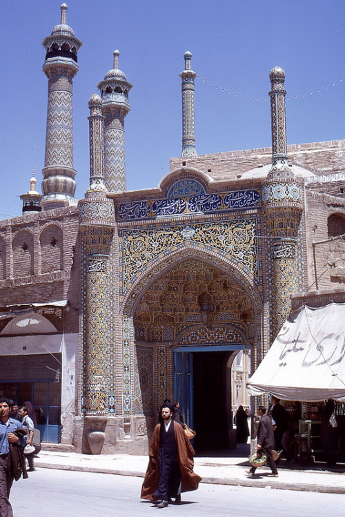 The shrine of Sayeda Fatima Al - Masumah (S.A), Qom, Iran, 1969 by Bruce Thomas.