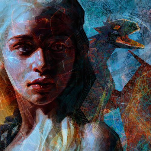 A Song of Ice and FireDigital paintinghttp://olga-tereshenko.deviantart.com/art/Khaleesi-462394318