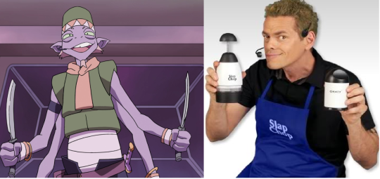 king-among-knights: livallan:  omg so i thought this guy in space mall sounded familiar  so i looked up a familiar name in the credits… it’s fuckin vince the shamwow/slapchop guy like it even looks like him. wtf voltron why u so perf   @mehrstimmige