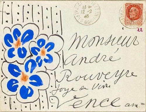 cafeinevitable:Henri Matisse corresponded with his close friend, writer/artist André Rouveyre ~ some
