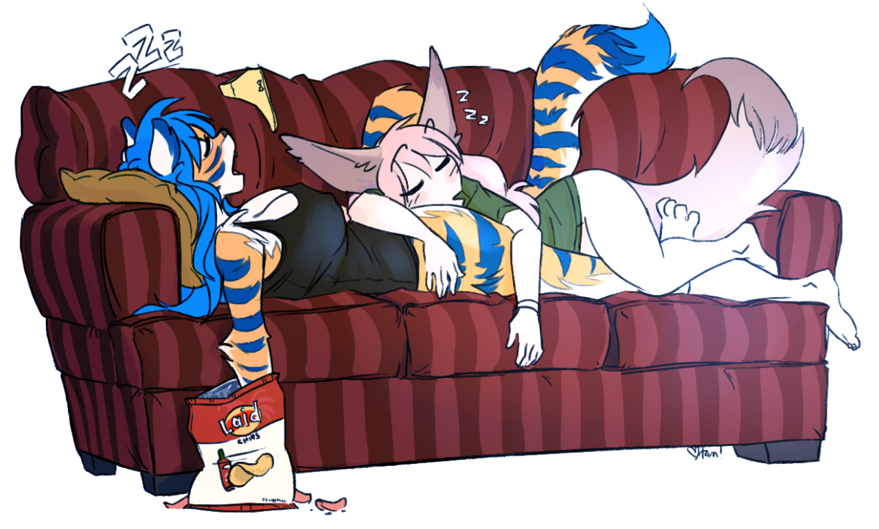 two-ts:  More sweet art from nicoleships (tamyra)  Sleeptime  Now if you’ll excuse