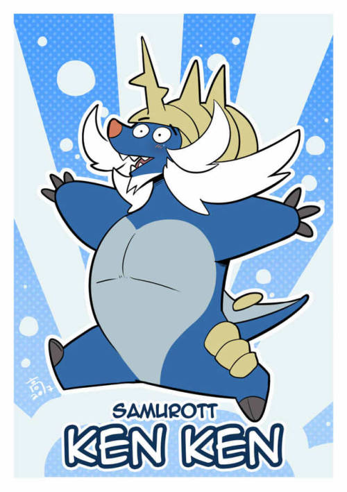 takapig:Create a Samurott named Ken Ken.He is a little different from usual Samurott. Deta mouiiya m