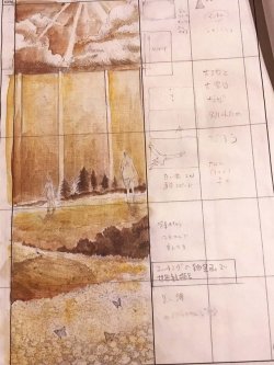 snknews: Storyboards for SnK Season 3 Ending “Requiem der Morgenröte”/“暁の鎮魂歌” Shared by Director Tachibana Masaki Tachibana Masaki, who directed and storyboarded the SnK Season 3 ED, has shared a few pages of his storyboard for the