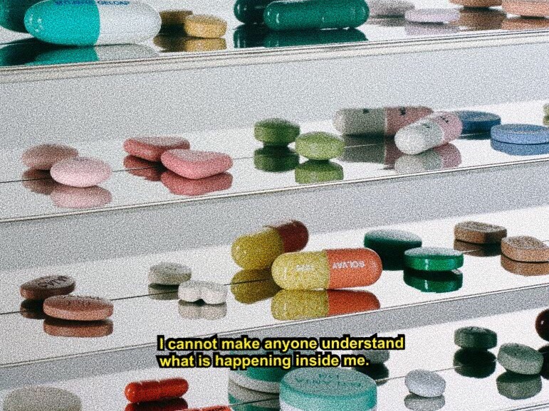 sadsarah:  FRANZ KAFKA x DAMIEN HIRST The Metamorphosis (1915); Pill Cabinets series diptychs:   In Search of Oblivion (2007)   Standing Alone on the Precipice and Overlooking the Arctic Wastelands of Pure Terror (1999 - 2000)   Lost Memories and Dreams