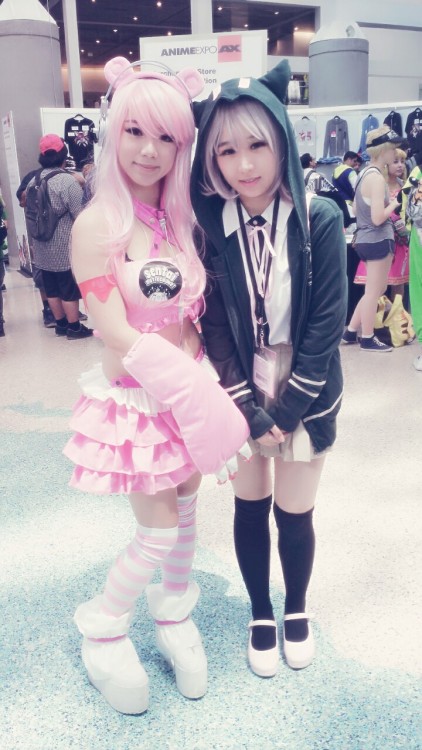 milkykiss:  gloomy bear super sonico cosplayer!! her ig is kawaiixriceball!! 