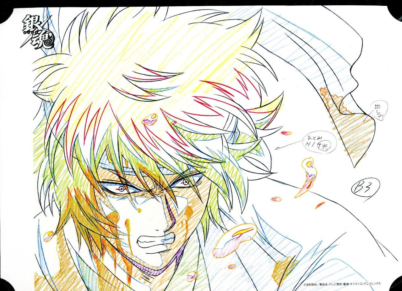calciumandmilk:  Gintama Anime Original Art - Good people gang