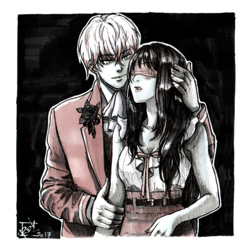 [Inktober 2017] Day 24. Blind.&hellip;I were awfully behind the main Inktober schedule and 