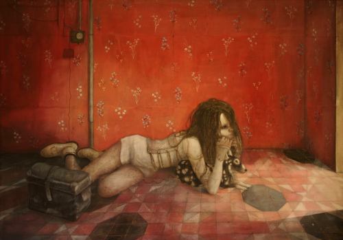 the curious painting of Carla Bedini 