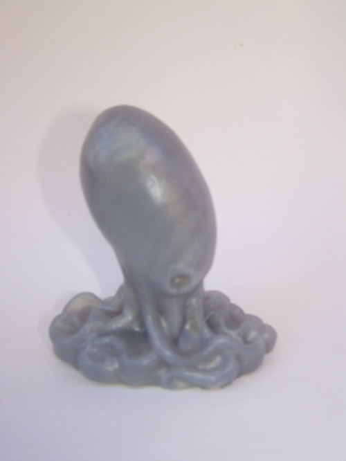 Octopus Buttplug in Silver