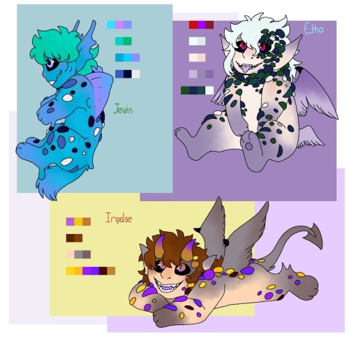 The Sporelings redesigns are done!Jevin is the smallest, and his body acts similar to an amoeba His 