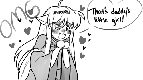 ivytooru:come on inuyasha bad words are a nono around your daughter