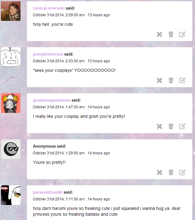 thanks a bunch friends ;u; happy halloween &lt;33