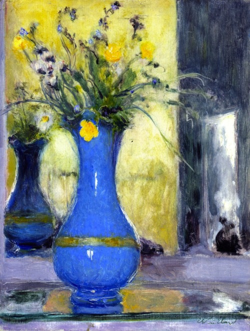 wonderingaboutitall: The Blue Vase - Edouard Vuillard