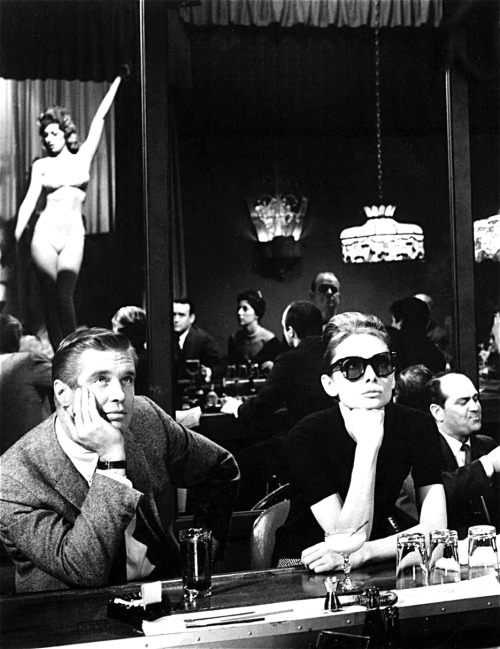 avasgal:  George Peppard and Audrey Hepburn in Breakfast at Tiffany’s (1961). 