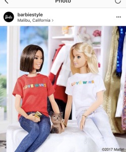 godtechturninheads: lesbianvenom: barbie is gay now  My barbies been gay sense I was like 6 