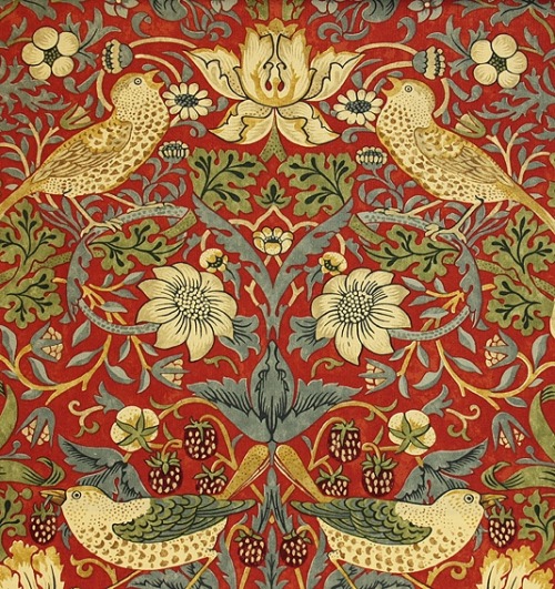 The English design legend William Morris started designing wallpaper in the 1860′s. They are still h